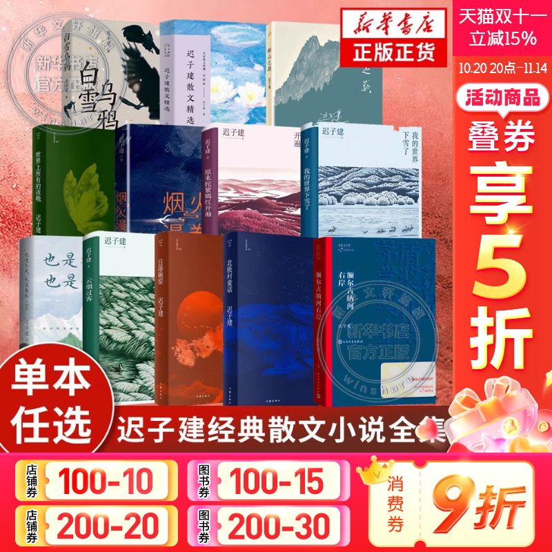迟子建作品10册新华书店正版