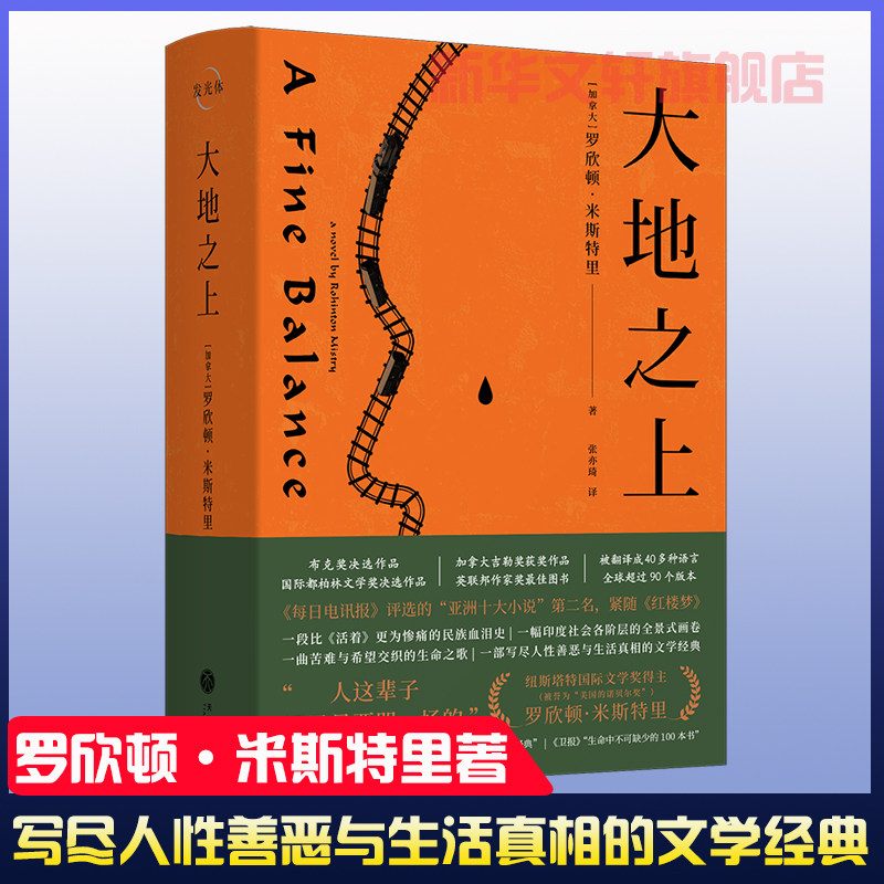 大地之上 罗欣顿米斯特里著 一幅印度社会各阶层的全景式画卷 比《活着》更为惨痛的民族血泪史 外国小说书籍 新华书店正版