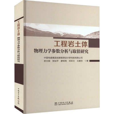 【新华文轩】工程岩土体物理力学参数分析与取值研究 李文纲 等 正版书籍 新华书店旗舰店文轩官网 中国电力出版社