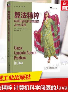 算法精粹 经典计算机科学问题的Java实现 大卫·科帕克著 程序员算法教程k均值聚类算法神经网络对抗搜索算法 机械工业出版社正版
