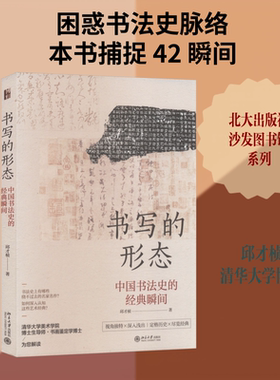 【新华文轩】书写的形态 中国书法史的经典瞬间 正版书籍 新华书店旗舰店文轩官网 北京大学出版社