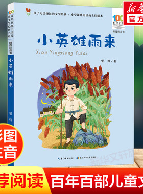 小英雄雨来彩图注音正版百年百部儿童文学红色经典爱国主义革命传统教育小学生一二三年级课外阅读物图书抗日英雄的故事绘本连环画