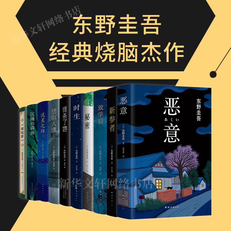 东野圭吾小说全10册 正版 新参者恶意放学后时生秘密流星之绊谁杀了她悲剧人偶沉睡的森林预知梦侦探推理小说畅销书 新华文轩属于什么档次？
