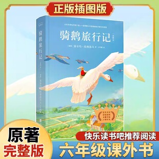 骑鹅旅行记插图原著完整未删减正版六年级下册必课外阅读书老师推荐快乐读书吧非人民教育出版社小学生书籍威尼斯尼尔斯企鹅历险记