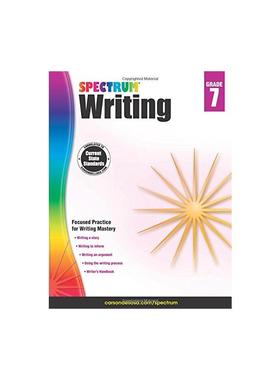 【新华文轩】Spectrum Writing, Grade 7 Spectrum(Compiled by) 正版书籍 新华书店旗舰店文轩官网 FOREIGN PUBLISHER