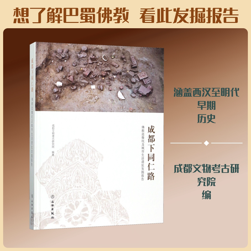 成都下同仁路 佛教造像坑及城市生活遗址发掘报告 文物出版社 正版书籍 新华书店旗舰店文轩官网