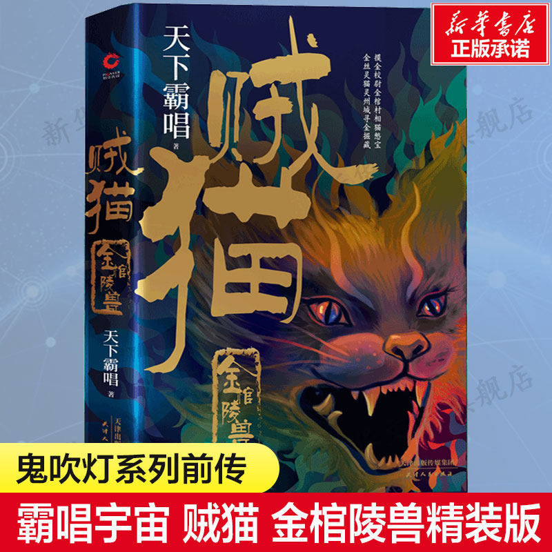【新华正版】贼猫：金棺陵兽 精装版 天下霸唱著 鬼怪奇闻探险 惊悚侦探悬疑小说畅销书正版 新华文轩旗舰