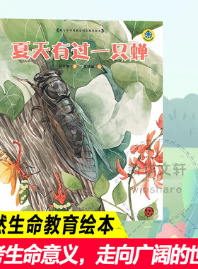 夏天有过一只蝉 保冬妮绘本昆虫馆 儿童6-7-8-9-10-11-12周岁小学生一二三四五六年级课外阅读经典文学故事书书目官方正版书籍