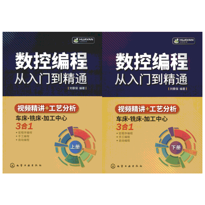 数控编程从入门到精通 机床车床与编程教程 加工中心工艺与操作技术fanuc数控车系统宏程序铣床零基础自学机械设计原理手册cnc书籍