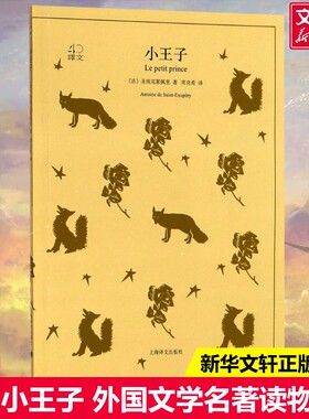 小王子 (法)圣埃克絮佩里(Antoine de Saint-Exupery) 著;周克希 译 著 外国文学小说畅销书籍