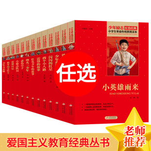 书籍革命传统教育读本三四五年级课外书小英雄雨来少年英雄王二小铁道游击队雷锋 全套13册小学生红色经典 任选