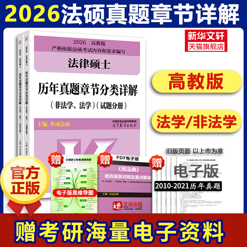 2026年法硕历年真题章节分类详解