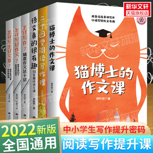 作文制胜虫洞书简出版 方新作 很有趣 作文课 中小学生作文写作 怎样写作语文真 二十四堂阅读写作课 全6册 猫博士 语文山水推荐