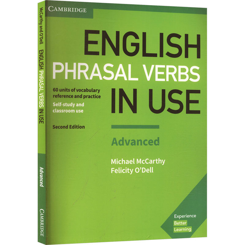 剑桥短语动词高级 英文原版English Phrasal Verbs in Use Advanced Book with Answers: Vocabulary Reference and Practice