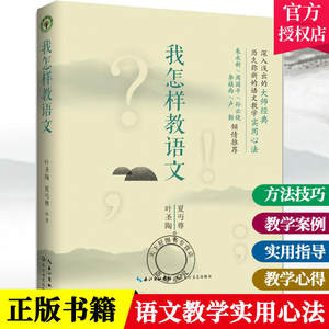 我怎样教语文叶圣陶夏丐尊教育理论教师教学用书中小学教师语文教学读本经典案例大师经典实用心法指导阅读方法长江文艺出版社