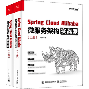 Spring Cloud Alibaba微服务架构实战派(全2册) 胡弦 正版书籍 新华书店旗舰店文轩官网 电子工业出版社