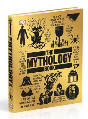 DK神话百科 The Mythology Book: Big Ideas Simply Explained 进口书英文原版外版书 经典小说读物 青少年小学生课外阅读书籍 新