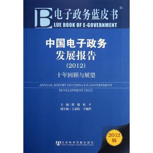社 杜平 新华文轩 新华书店旗舰店文轩官网 洪毅 10年回顾与展望 编 书籍 正版 社会科学文献出版 中国电子政务发展报告.2012