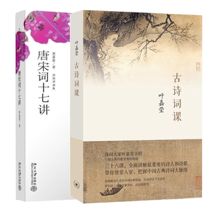 【叶嘉莹讲诗词全2册】古诗词课+唐宋词十七讲 迦陵讲演集 小词大雅 词学宗师 中国好书 中国诗词大会畅销书籍正版 新华文轩旗舰