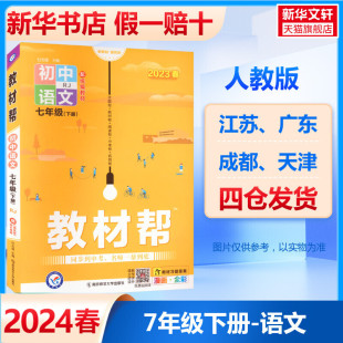 2024春季 教材帮七年级下册语文人教版 新版 初中七下课本同步教材讲解初一教辅全解全析解读工具书作业帮南京师范大学出版 社天星教育