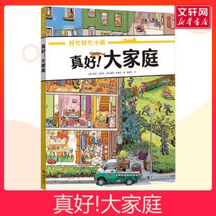 真好!大家庭全景视觉大发现故事中文版去赶集去郊游马戏团快点开工啦无字纸板书籍小学生课外绘本故事书幼儿园大班绘本