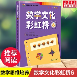 【新华文轩】数学文化彩虹桥6 小学生课外阅读书籍一二三四五六年级适用锻炼孩子的数学思维培养孩子数学阅读兴趣小学教辅书籍正版