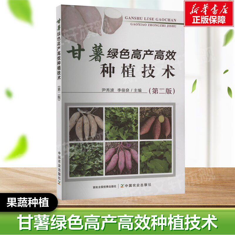 甘薯绿色高产高效种植技术（第二版） 正版书籍  中国农业出版社 果蔬栽培种植业系列书蔬菜瓜果栽种参考工具书应用指南