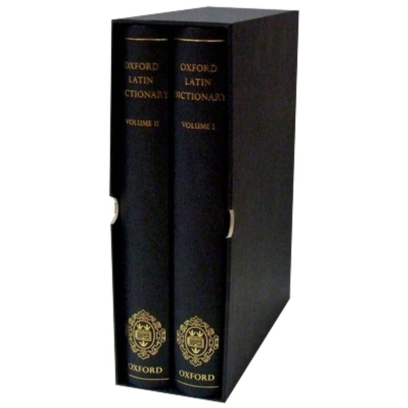 牛津拉丁语词典2卷集 Oxford Latin Dictionary 英语版 新华正版 原版书进口英文书励志英文小说英语启蒙拓展推荐阅读故事小说