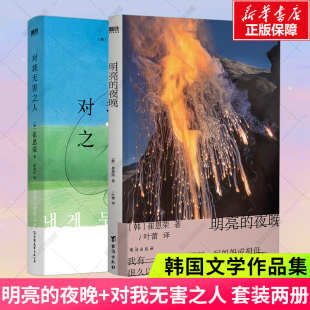 对我无害之人+明亮的夜晚 共2册 崔恩荣 韩国文学中文 一部女性版的活着 韩国版的秋园 大山文学奖 女性成功励志传记 外国小说正版