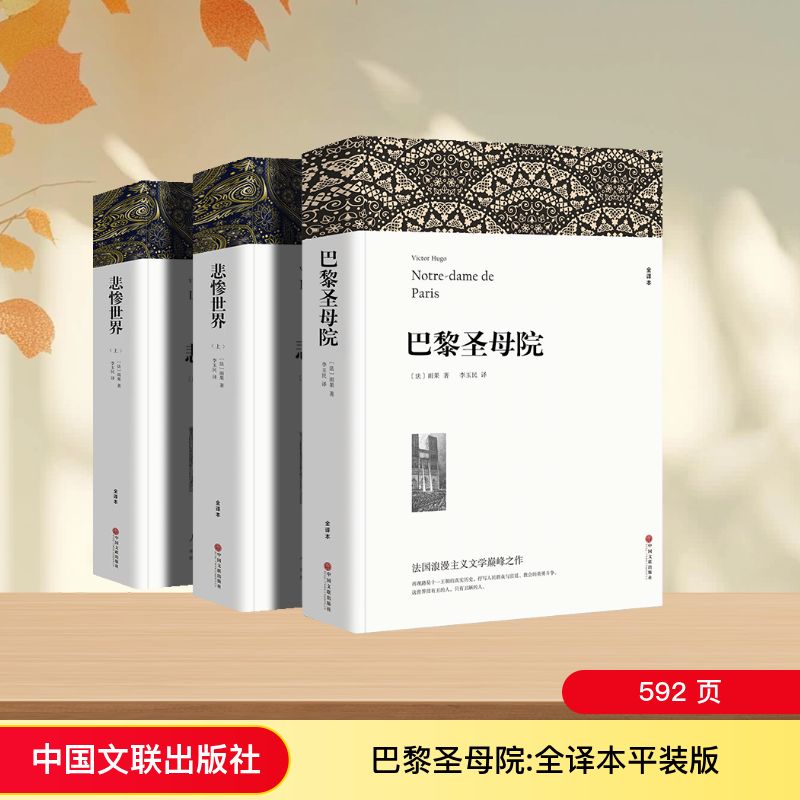 巴黎圣母院悲惨世界雨果作品