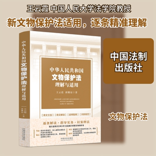 中华人民共和国文物保护法理解与适用 王云霞,胡姗辰 著 中国法制出版社 正版书籍 新华书店旗舰店文轩官网