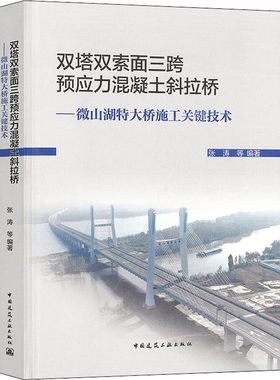 双塔双索面三跨预应力混凝土斜拉桥——微山湖特大桥施工关键技术 正版书籍 新华书店旗舰店文轩官网 中国建筑工业出版社