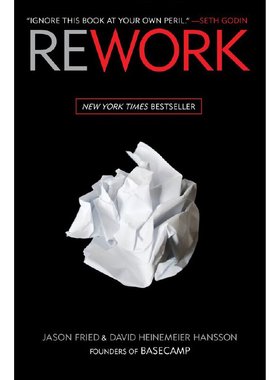 重来：更为简单有效的商业思维 Rework 进口书 英文原版书籍 外版书 经典畅销书籍阅读新华正版