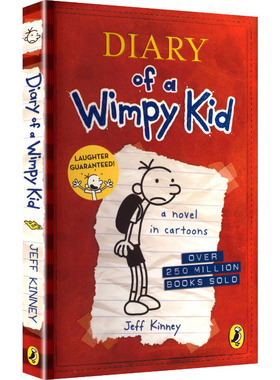 【新华文轩】小屁孩日记英文原版 1 儿童文学幽默故事书英语桥梁漫画书课外书 DIARY OF A WIMPY KID (BOOK 1) 杰夫·金尼正版书籍