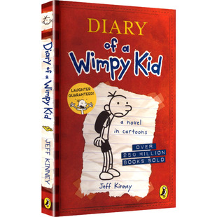 【新华文轩】小屁孩日记英文原版 1 儿童文学幽默故事书英语桥梁漫画书课外书 DIARY OF A WIMPY KID (BOOK 1) 杰夫·金尼正版书籍