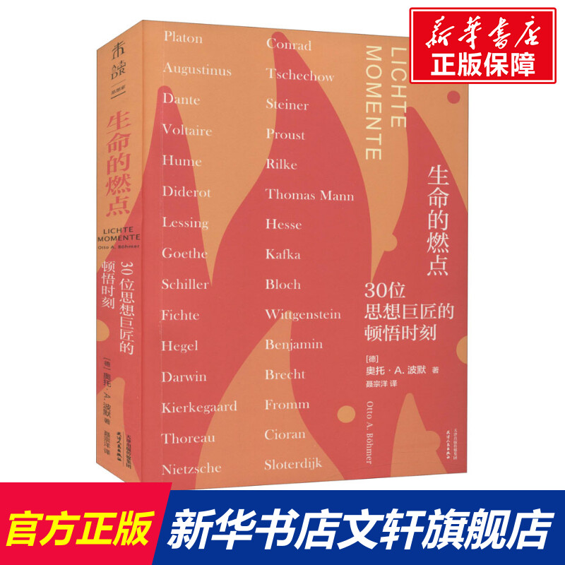 【新华文轩】生命的燃点 30位思想巨匠的顿悟时刻 (德)奥托·A.波默 天津人民出版社 正版书籍 新华书店旗舰店文轩官网