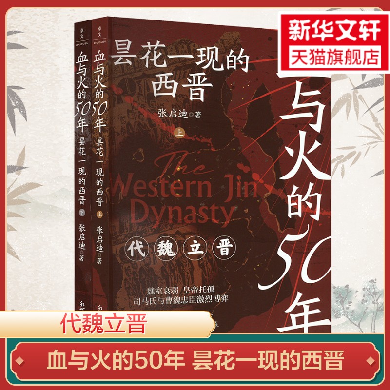 血与火的50年 昙花一现的西晋 张启迪 著 西晋为何能取代三国中实力很强的曹魏 又为何县花一现迅速覆灭 正版书籍 新华书店