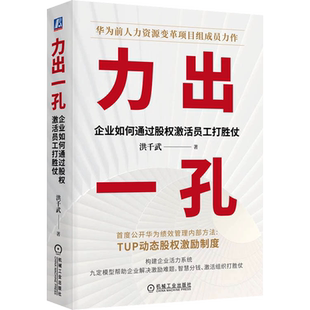 力出一孔 企业如何通过股权激活员工打胜仗 洪千武 机械工业出版社 正版书籍 新华书店旗舰店文轩官网