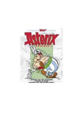 高卢英雄传5 Asterix Omnibus 5: Asterix and the Cauldron, Asterix in Spain, Asterix and the Roman Agent  进口书原版英文畅
