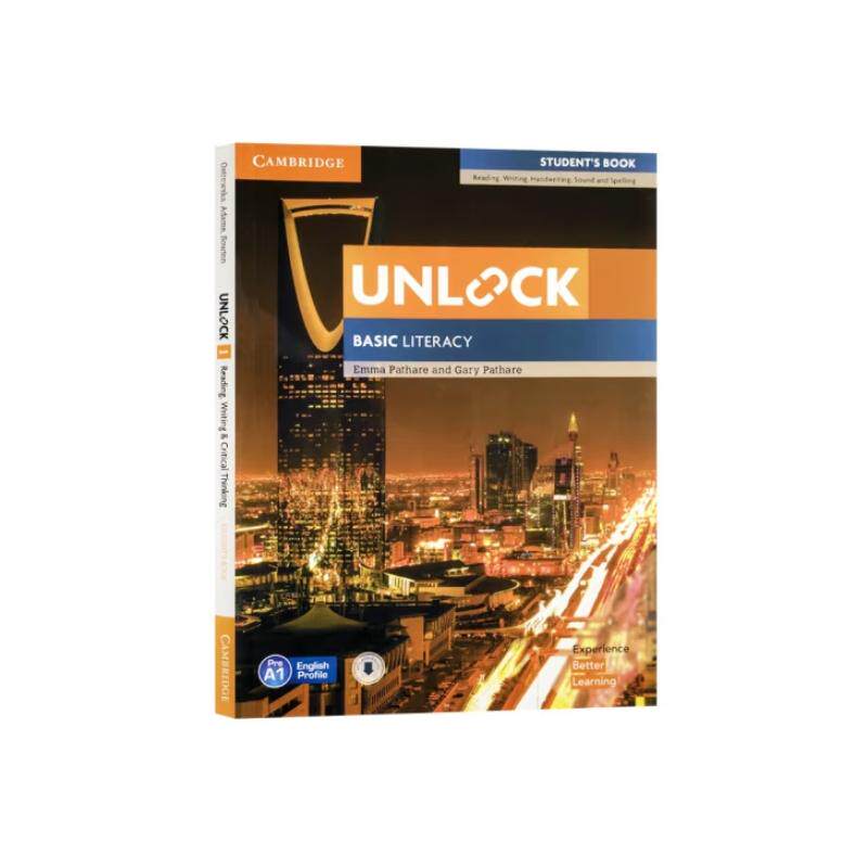 【新华文轩原版书】新版Unlock 入门级读写 剑桥初中英语unlock系列幼儿英语教材阅读写作备考教材