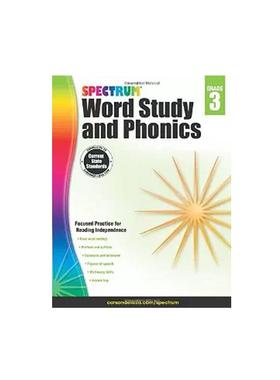 【新华文轩】Spectrum Word Study and Phonics, Grade 3 Spectrum(Compiled by) 正版书籍 新华书店旗舰店文轩官网