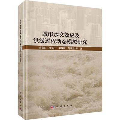 城市水文效应及洪涝过程动态模拟研究 胡彩虹 等 著 正版书籍 新华书店旗舰店文轩官网 科学出版社