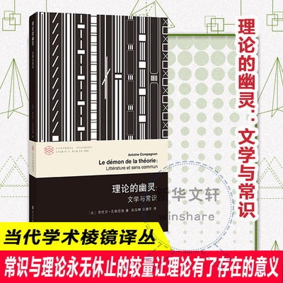 理论的幽灵 文学与常识当代学术棱镜译丛 当代文学理论系列理论的幽灵 安托万 孔帕尼翁 外国文学 南京大学出版社