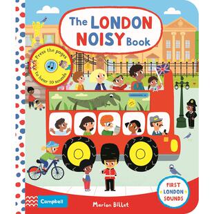 伦敦城市发声书 The London Noisy Book: First London Sounds 进口书原版英文畅销书 新华书店正版