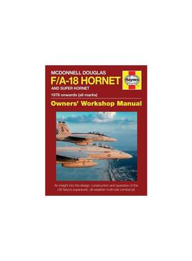F/A-18战斗攻击机手册 McDonnell Douglas F/A-18 Hornet and Super Hornet Manual 英语版 新华正版 原版书进口英文书励志英文小