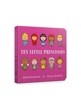 十个小公主 Ten Little Princesses Board Book 英语版 新华正版 原版书进口英文书励志英文小说英语启蒙拓展推荐阅读故事小说