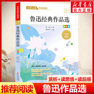 成长书写作课正版 给孩子 儿童文学 作品选散文集精选中小学生三四五六年级课外阅读书籍必课外阅读小学生名家文学读本 鲁迅经典