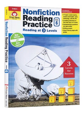 《非虚构阅读练习六年级》NONFICTION READING PRACTICE, GRADE 6原版引进