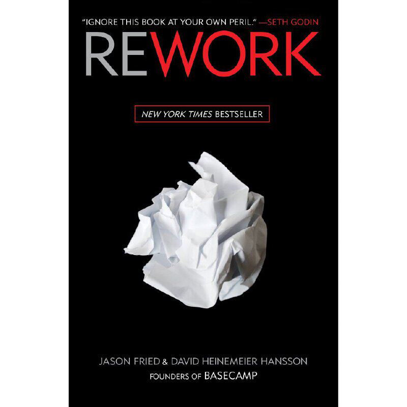 重来：更为简单有效的商业思维 Rework 进口书 英文原版书籍 外版书 经典畅销书籍阅读新华正版