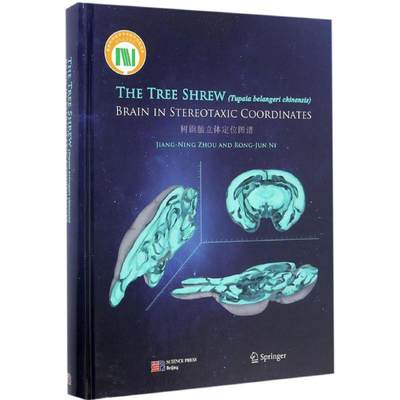 树鼩脑立体定位图谱 周江宁,倪荣军 著作 正版书籍 新华书店旗舰店文轩官网 科学出版社